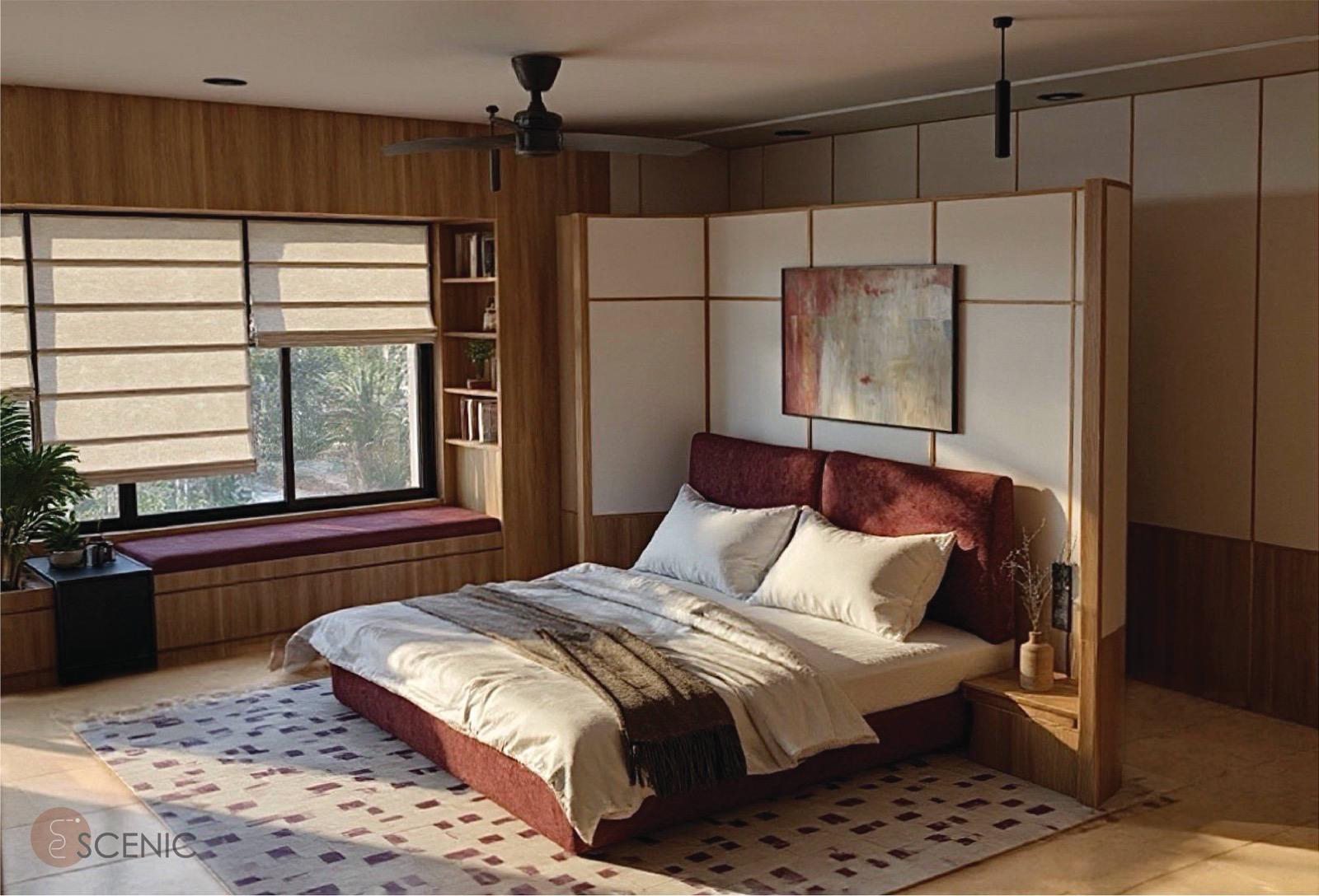 Serene Japandi Luxe Bedroom Retreat thumbnail